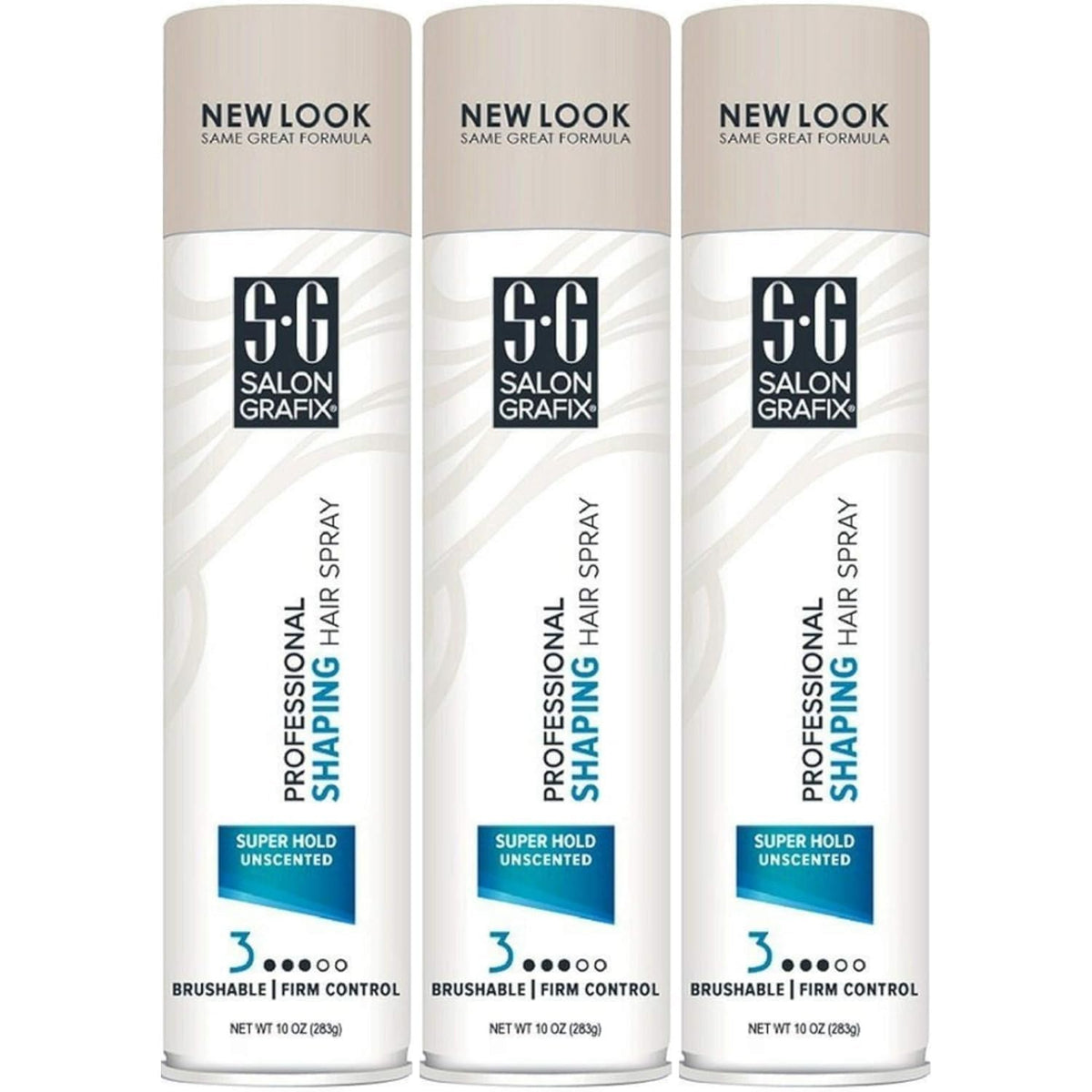 Salón Grafix spray de fijación profesional sin fragancia para volumen duradero en el cabello