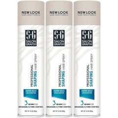 Salón Grafix spray de fijación profesional sin fragancia para volumen duradero en el cabello