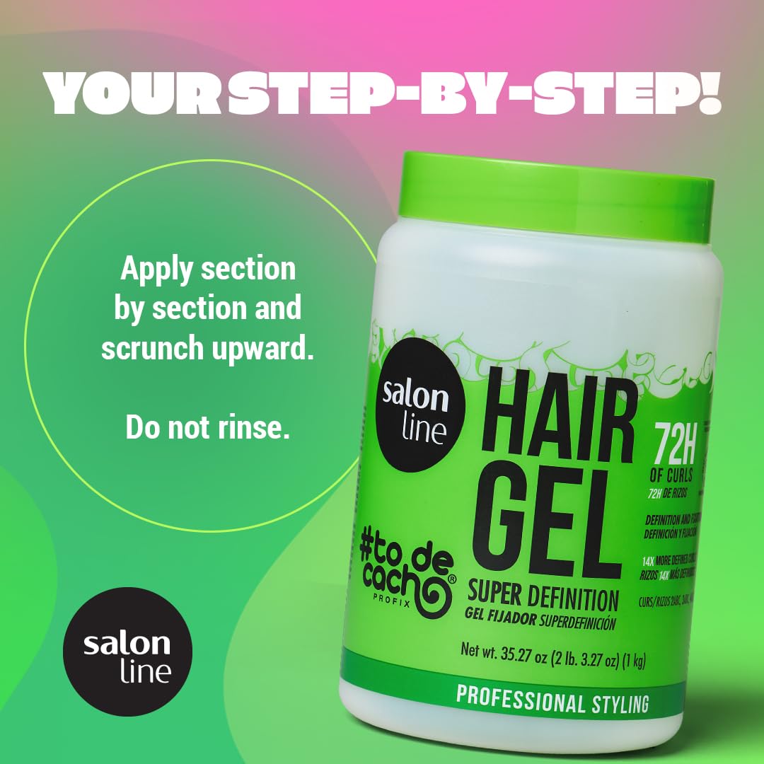 Salon Line Gelatina Aloe-D-Pantenol: hidratación duradera y cabello suave.