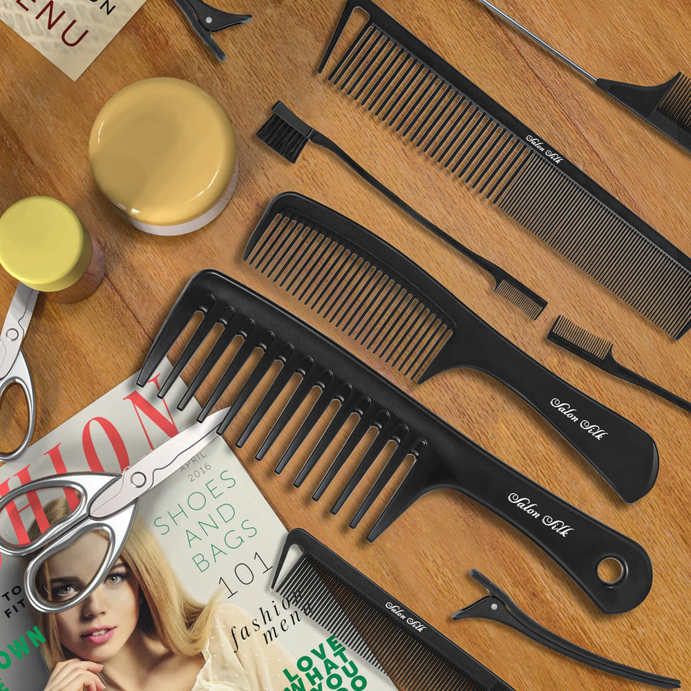 Salon Silk: peine para trenzas, ideal para estilos rápidos.