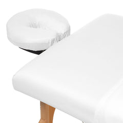Saloniture: sábanas ajustables con borde elástico para mesa de masaje.