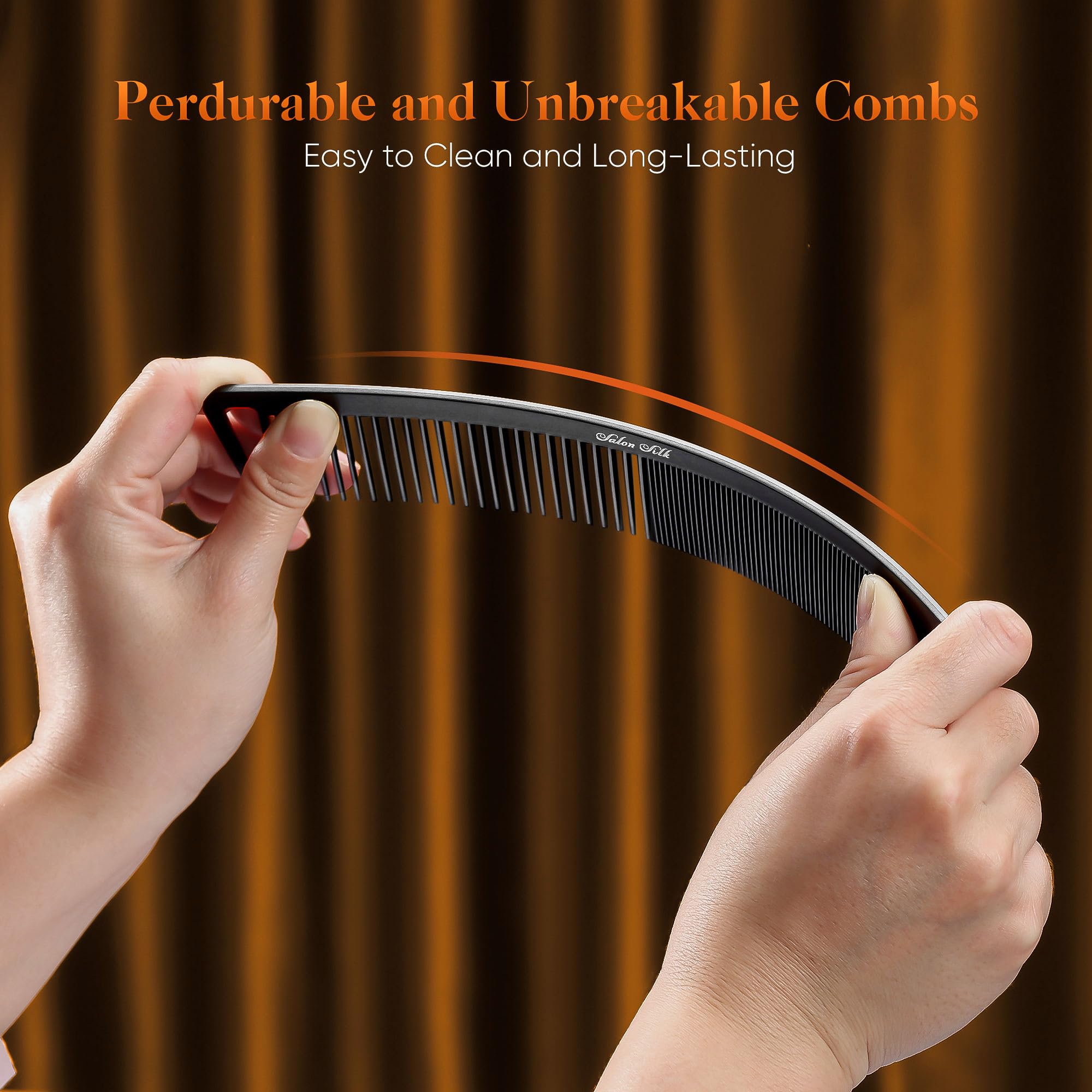 SALON SILK peine-para-trenzas-profesional: ideal para crear estilos duraderos