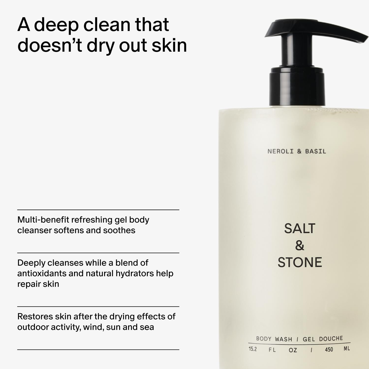 Salt & Stone aroma neroli albahaca para despertar los sentidos