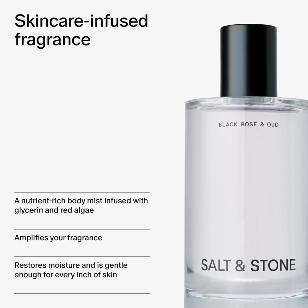 Salt & Stone Body Mist uso unisex, aroma ligero para hombres y mujeres