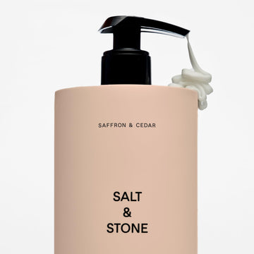 Certificación libre de crueldad y vegano, Salt & Stone con Leaping Bunny.