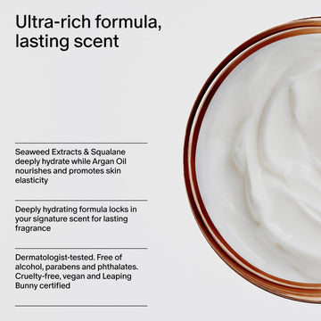 Salt & Stone crema azafrán-cedro, aceite de argán que mejora la elasticidad de la piel.