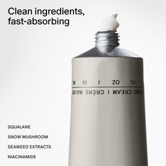 Textura suave y absorbente de la crema Salt & Stone Santal Vetiver.