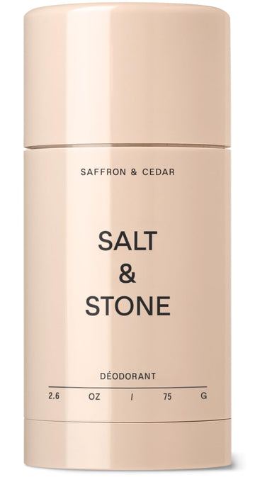 Salt & Stone déodorant sans aluminium destiné à une application discrète et fraîche.