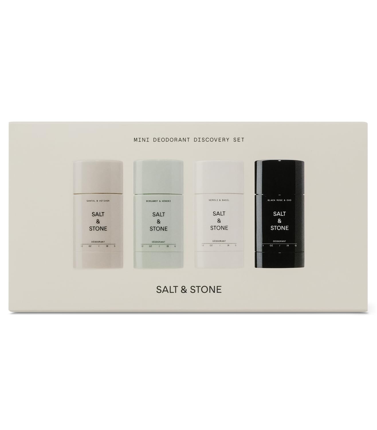 Salt & Stone desodorante 48h de protección para días activos.
