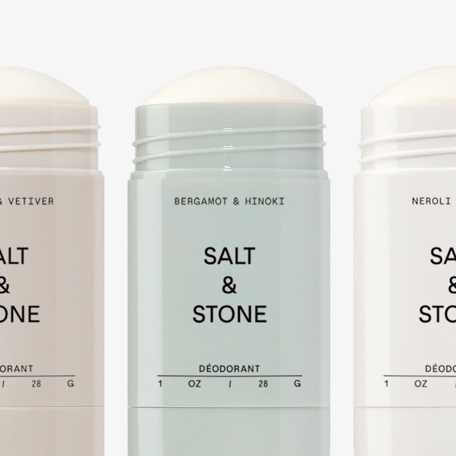 Salt & Stone fragancia Bergamota & Hinoki, nota cítrica y amaderada.