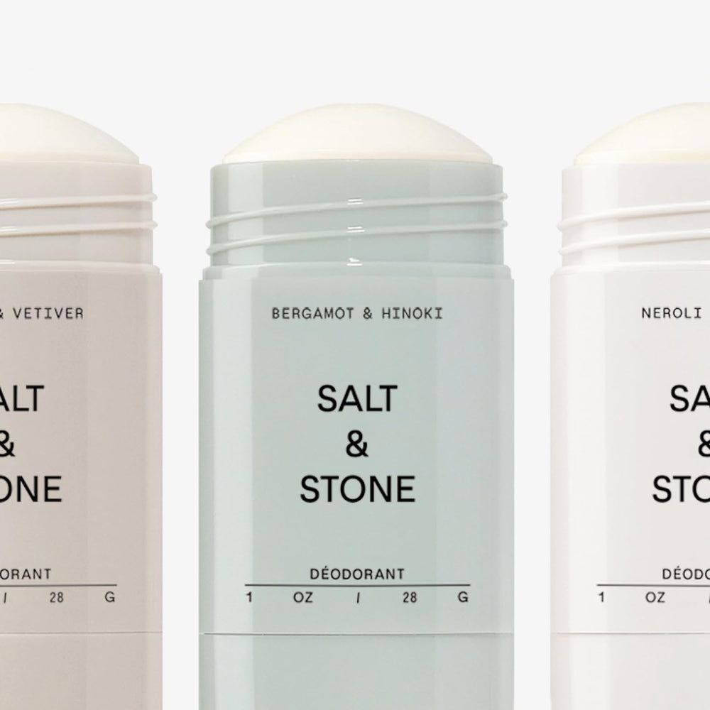 Salt & Stone fragancia Bergamota & Hinoki, nota cítrica y amaderada.