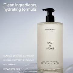 Salt & Stone espuma hidratante para limpieza suave y piel suave