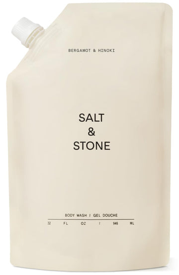 Salt & Stone gel de ducha con espuma rica para piel suave e hidratada
