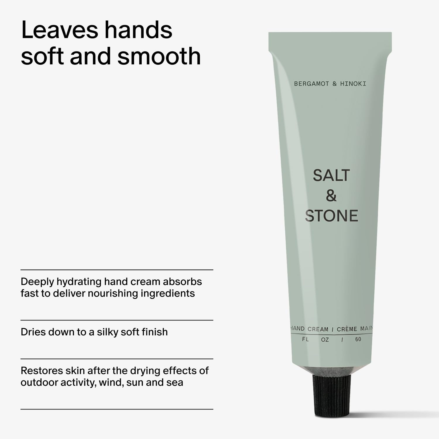 Salt & Stone emballage élégant et engagement cruelty-free