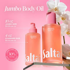 Saltair Aplicación Manos Aceite Cuerpo masaje tras la ducha.