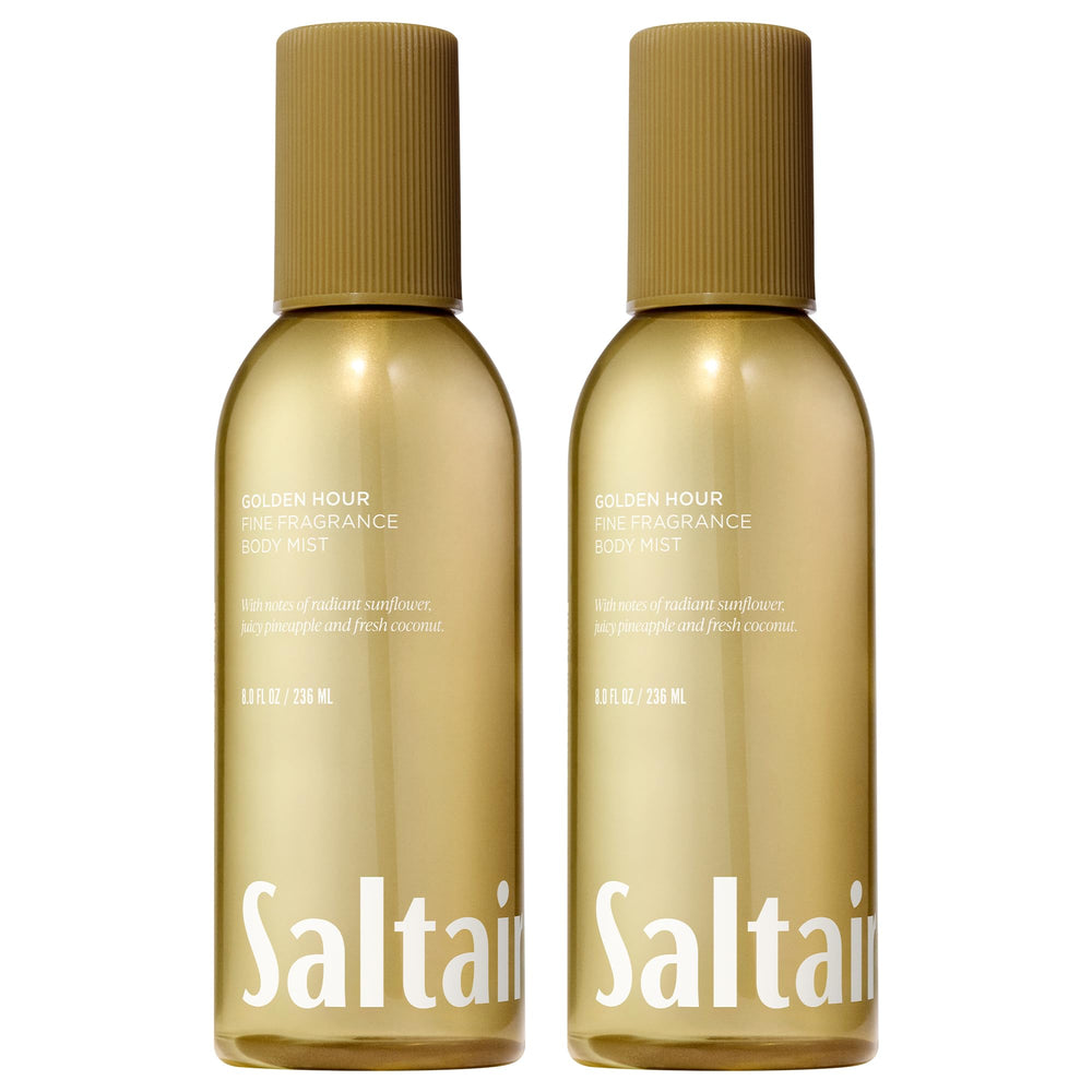 Saltair Body Mist 2 Pack bottles side by side for easy layering.