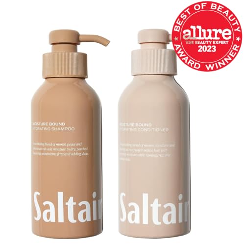Saltair acondicionador Moisture Bound, envase visible para cabello sedoso y manejable