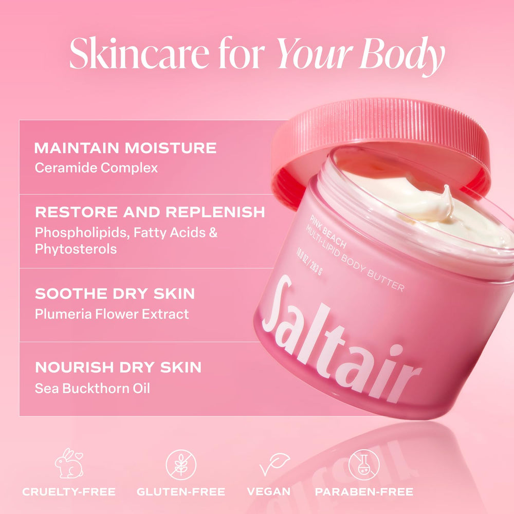 Saltair manteca de karité, nutrición intensiva para piel seca