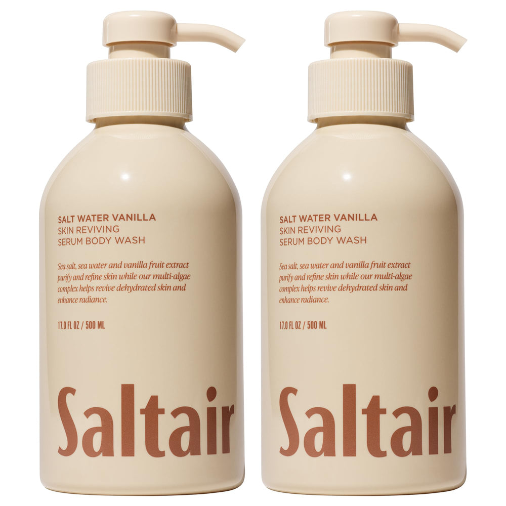 Saltair Ducha Corporal Sal Marina y Vainilla, aroma envolvente para piel suave.