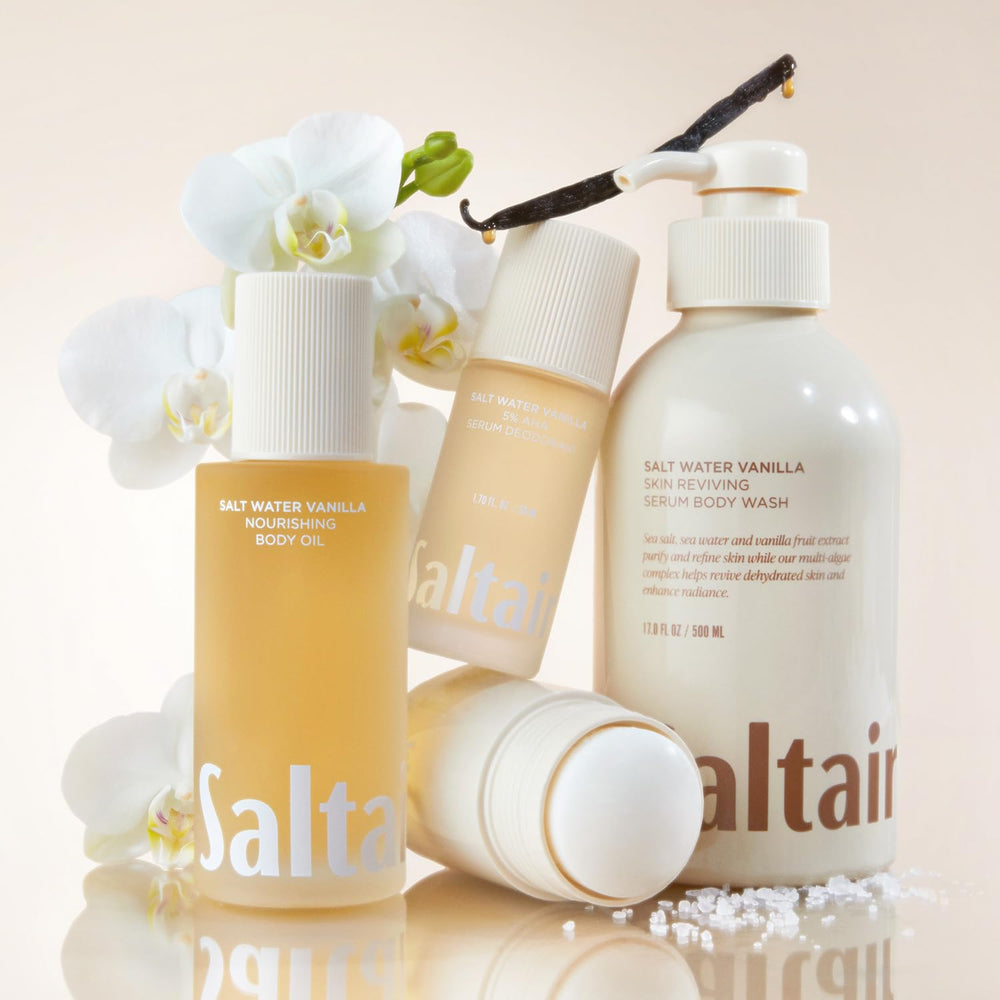 Saltair huile pour le corps – parfait après la douche pour peau veloutée