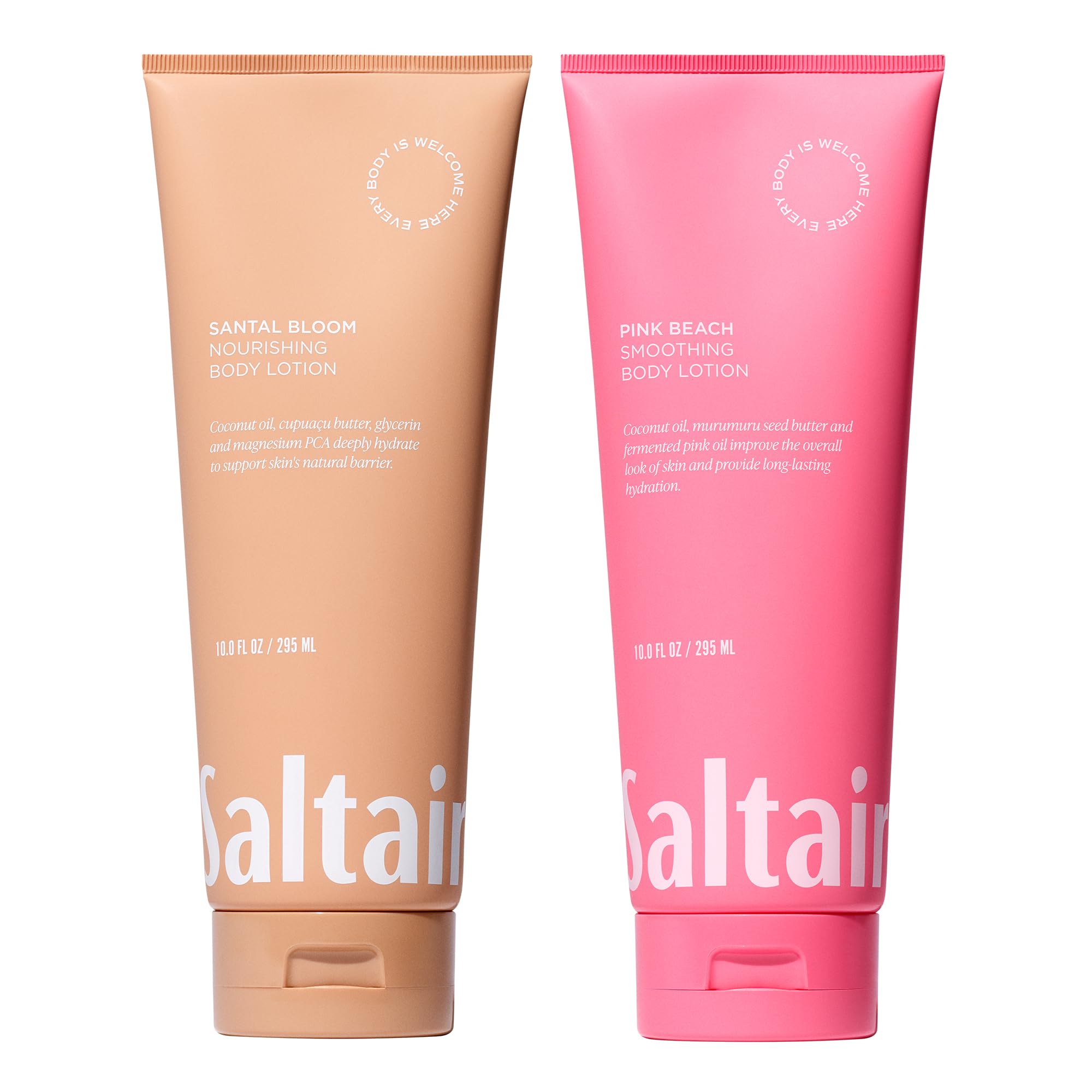 Saltair Pack lotion corps 2x10oz, pratique et économique pour l'hydratation quotidienne.
