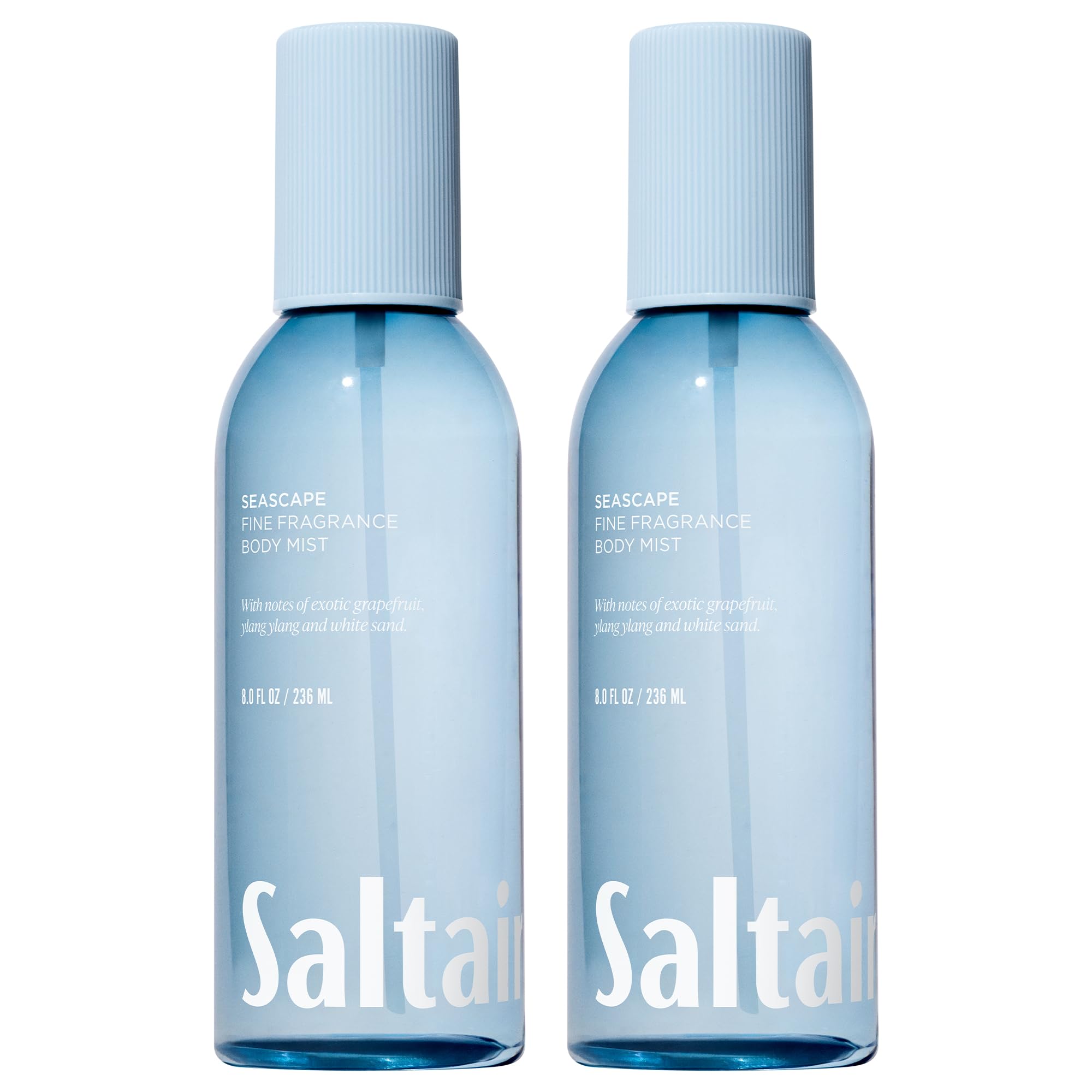 Saltair Seascape bruma corporal en botella para aroma duradero.