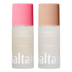 Saltair Serum Desodorante: botella elegante y protección duradera contra olores.