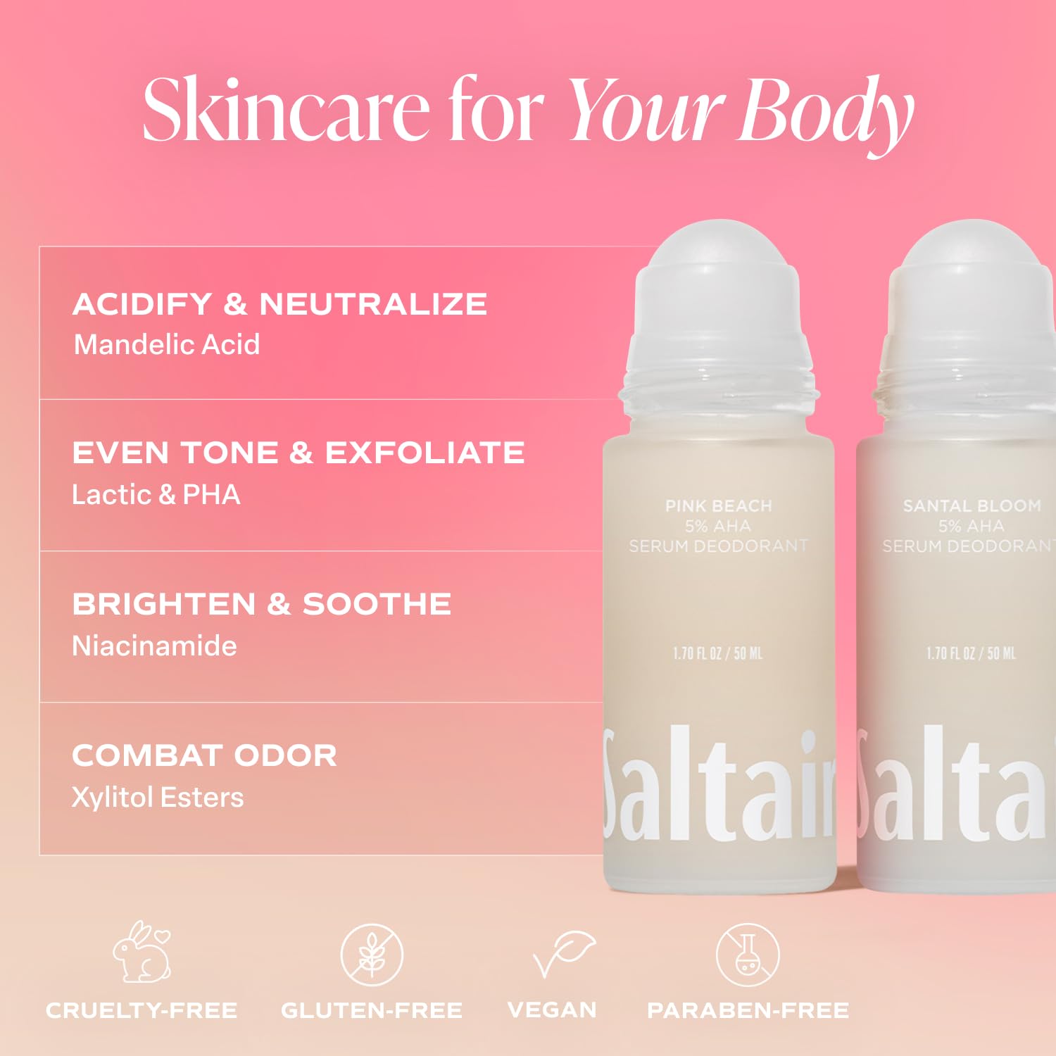Saltair Serum Textura ligera: absorbe rápido sin dejar residuos.