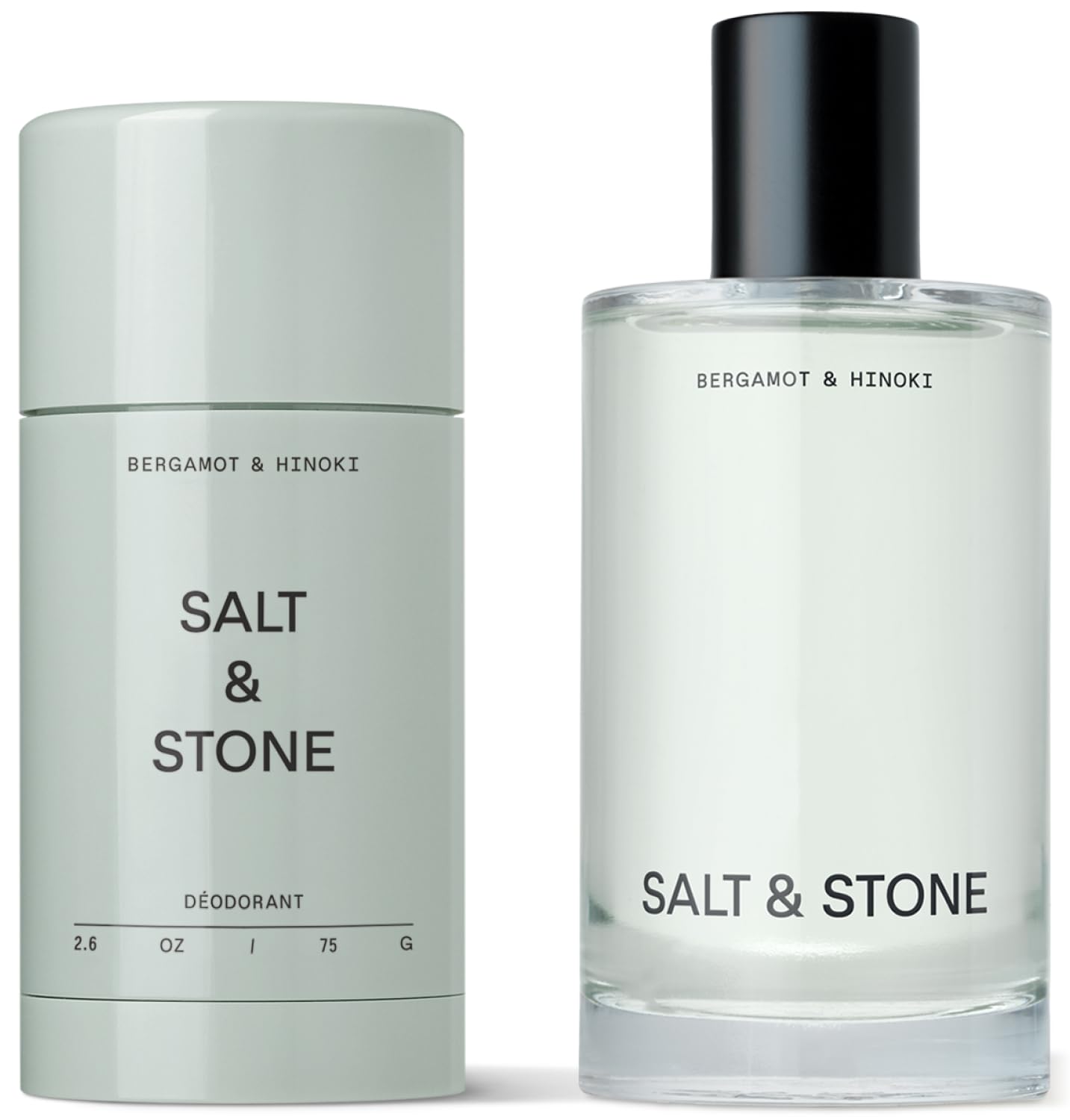 Salt & Stone desodorante sin aluminio en dúo, protección de 48 horas