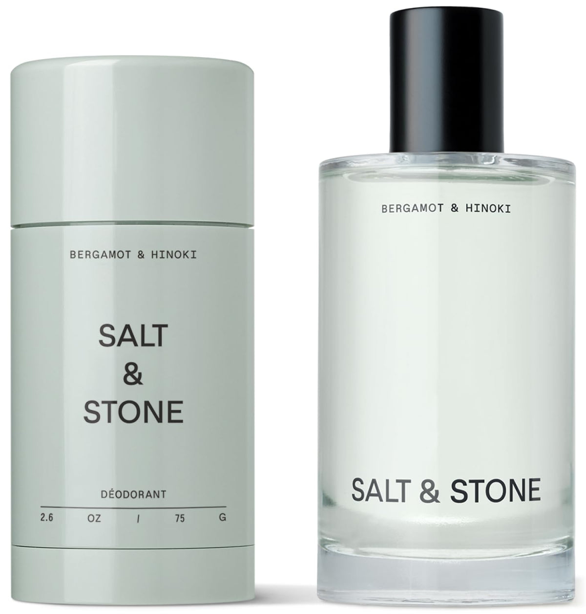 Salt & Stone desodorante sin aluminio en dúo, protección de 48 horas