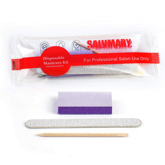 Lima de uñas SALVMARY, madera 100/180, apta para uñas naturales y acrílicas