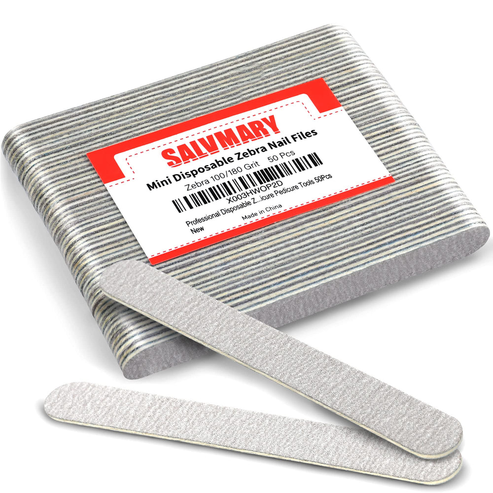 Lima SALVMARY de uñas, doble cara, 5 pulgadas, para dar forma con precisión y suavidad.