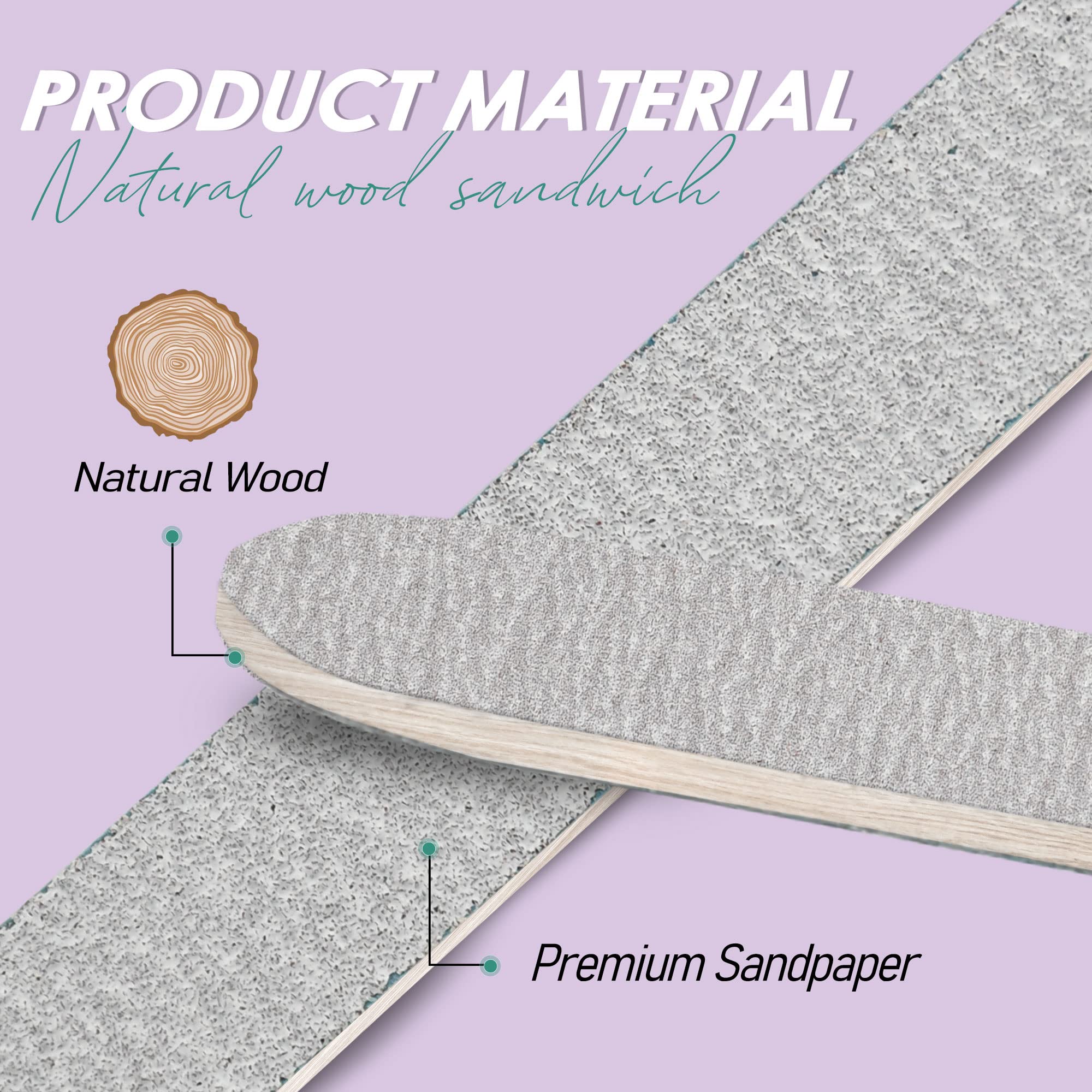 Lima SALVMARY, material natural y de alta calidad, segura para uñas.