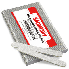 Lima SALVMARY Zebra 5 pulgadas, vista frontal, para dar forma rápida de uñas.