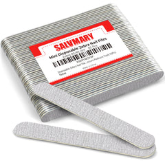 Lima SALVMARY Zebra doble cara 80/80 para uñas acrílicas, limado preciso