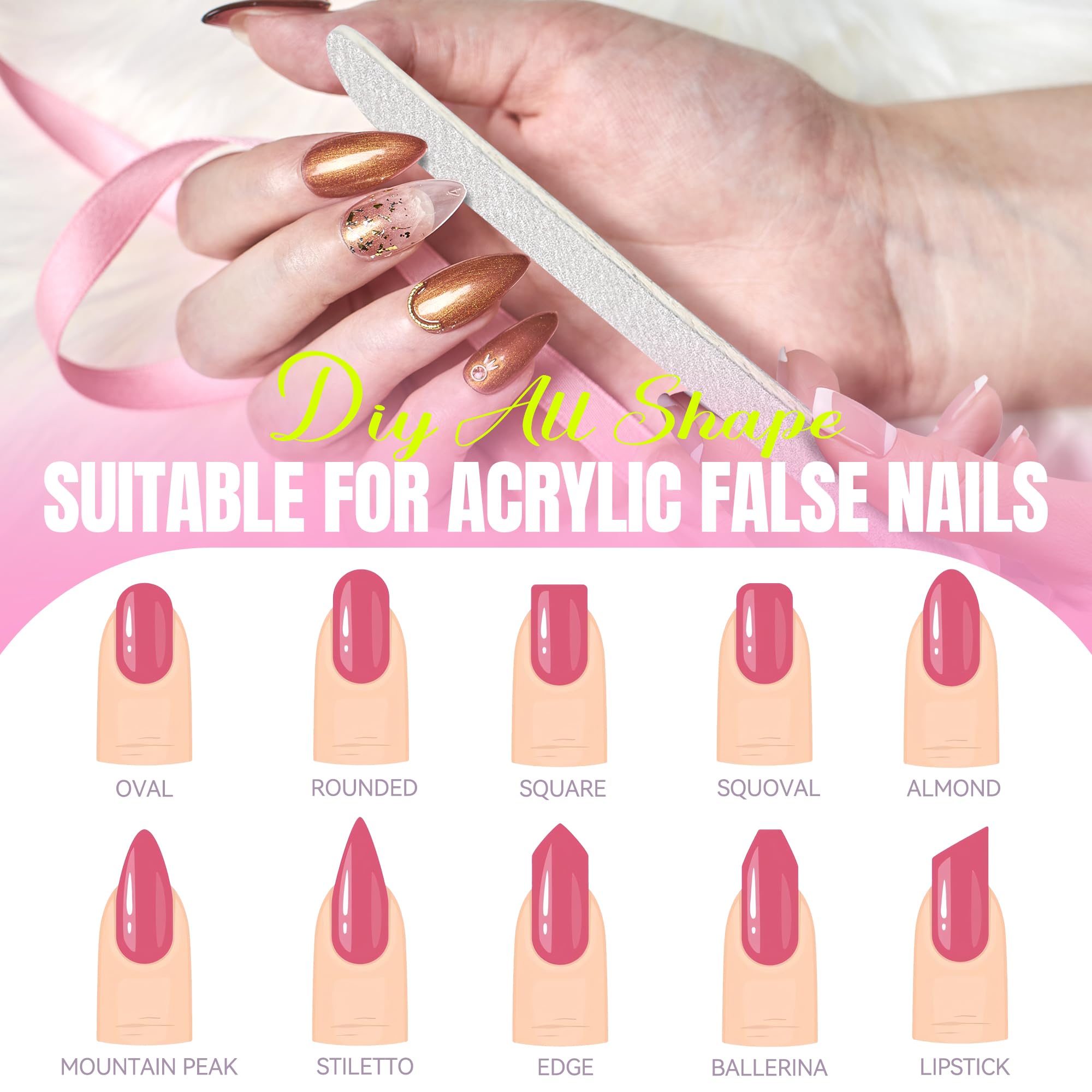 Lima SALVMARY Zebra portátil de 5 pulgadas, ideal para manicura en casa