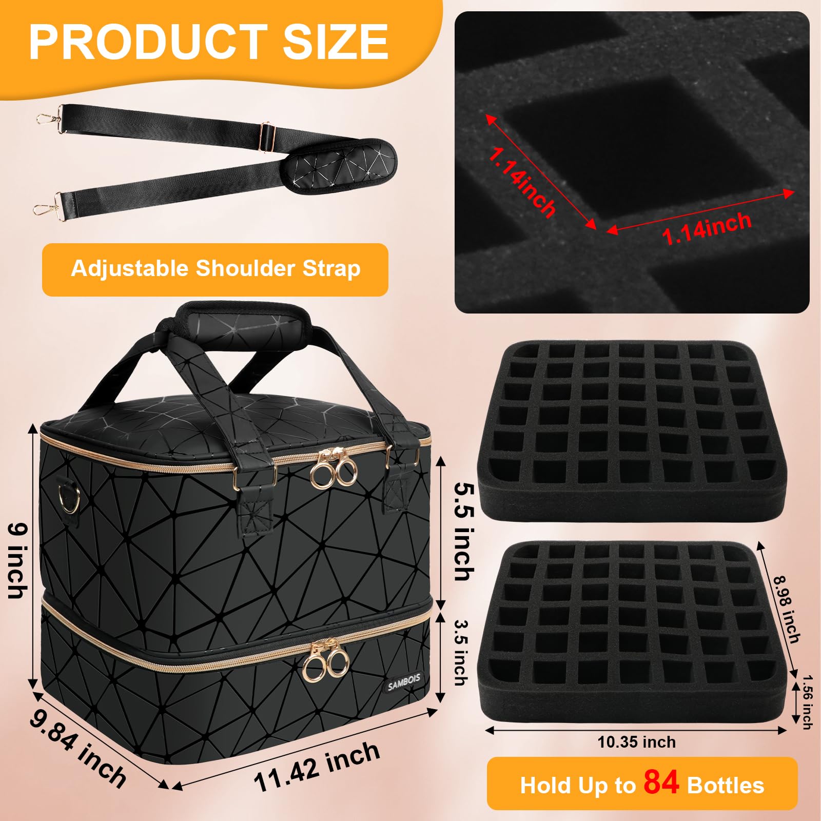 Sambois correa de hombro ajustable para viajar