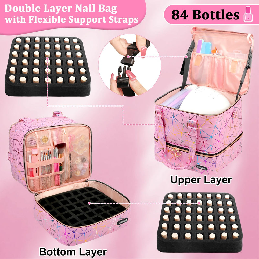 Sambois lampara-uñas: iluminación integrada para trabajos de manicura en casa.
