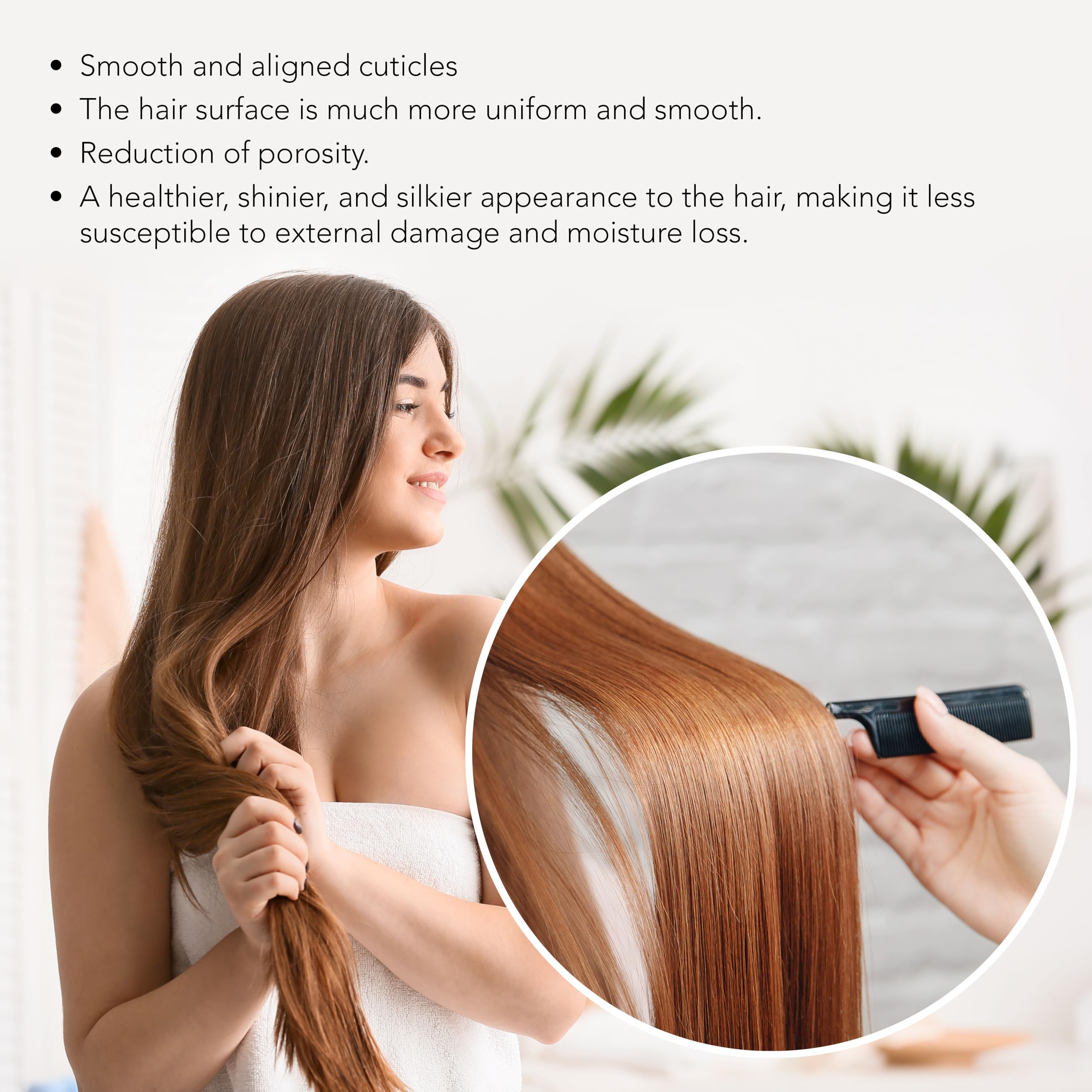 Sameriver Chelly Keratin ofrece brillo y suavidad con aceite de germen de trigo.