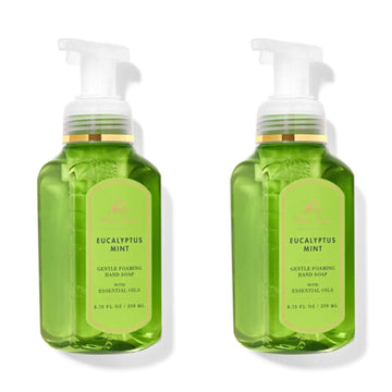 Savon pour mains Sameriver à la menthe et eucalyptus, pratique et rafraîchissant.