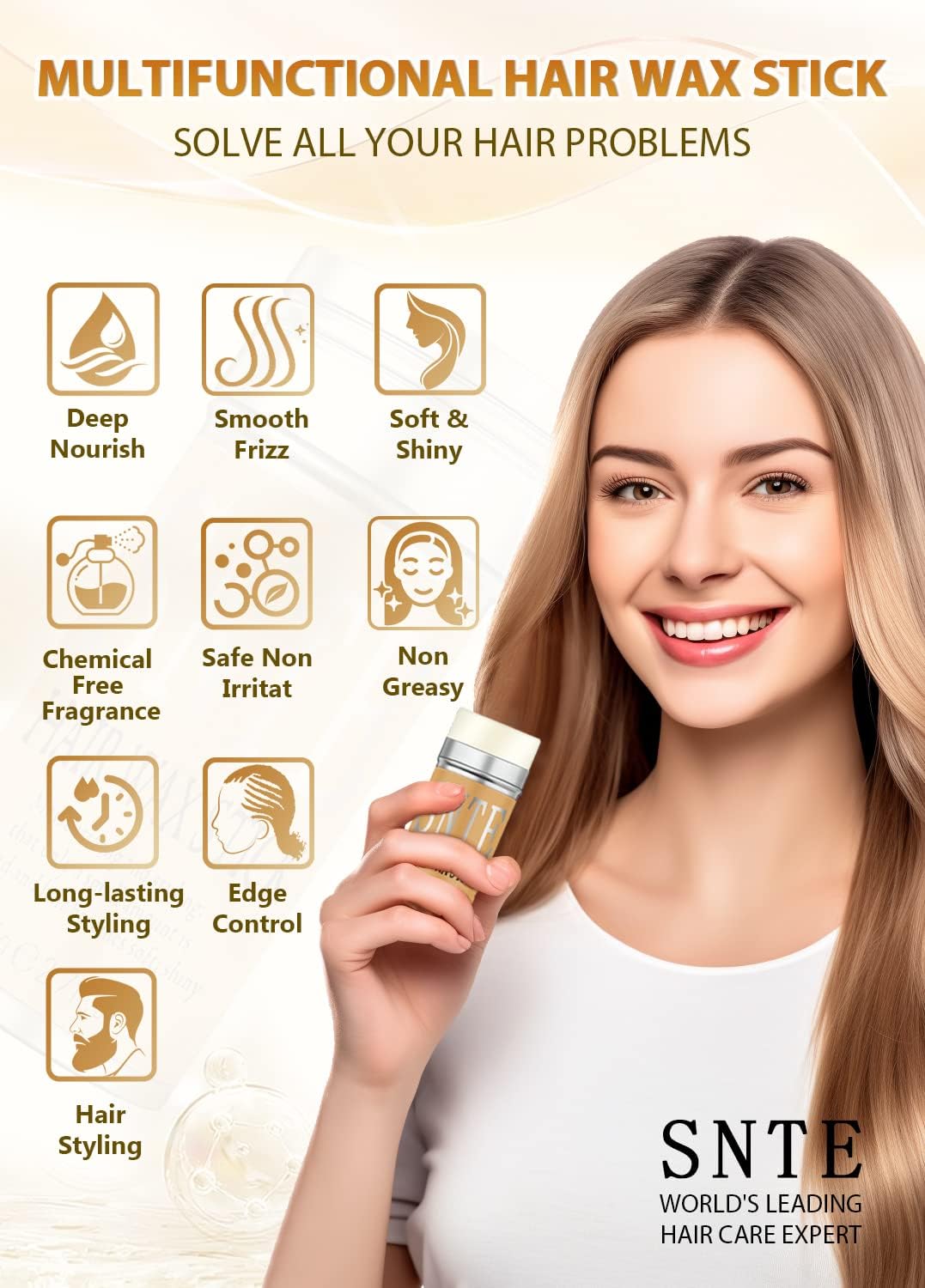 Samnyte barra finalizadora cabello puntas para acabado limpio