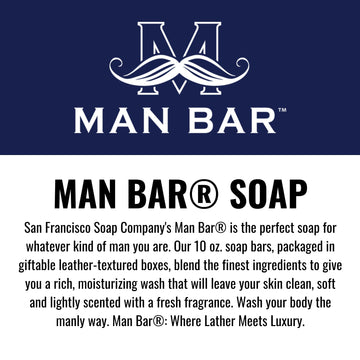 San Francisco Soap Company Salvia Plata y Bergamota: jabón de 2 oz con aroma fresco.
