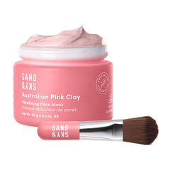 Sand & Sky mascarilla arcilla rosa australiana en bote purifica y refresca la piel