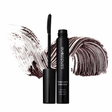 Mascara Sandstone Scandinavia, separacion de pestanas para un look definido sin grumos.