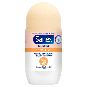 Desodorante Sanex con rodillo frío para piel sensible