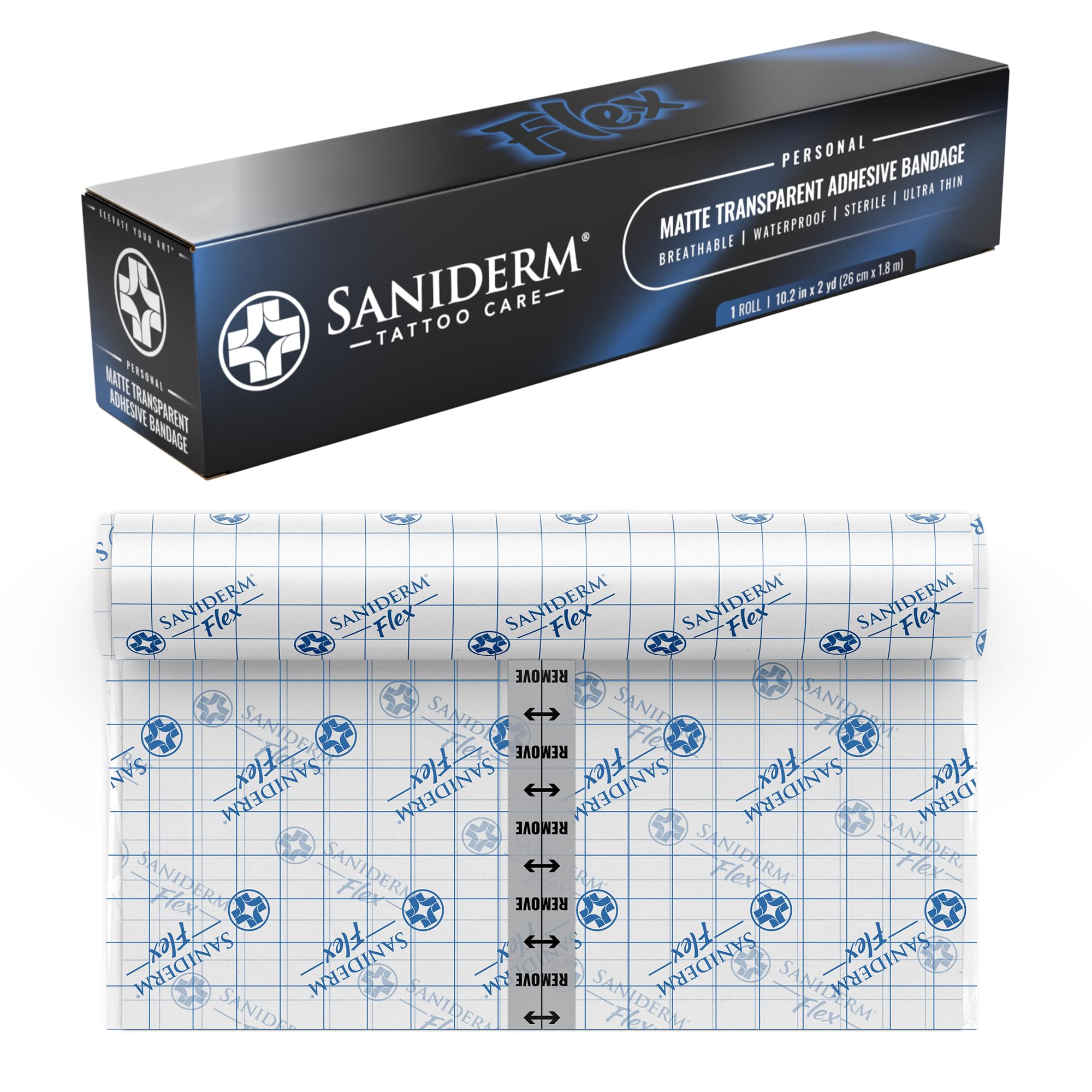 Saniderm Flex banda de cuidado para tatuajes protege la tinta durante la sanación