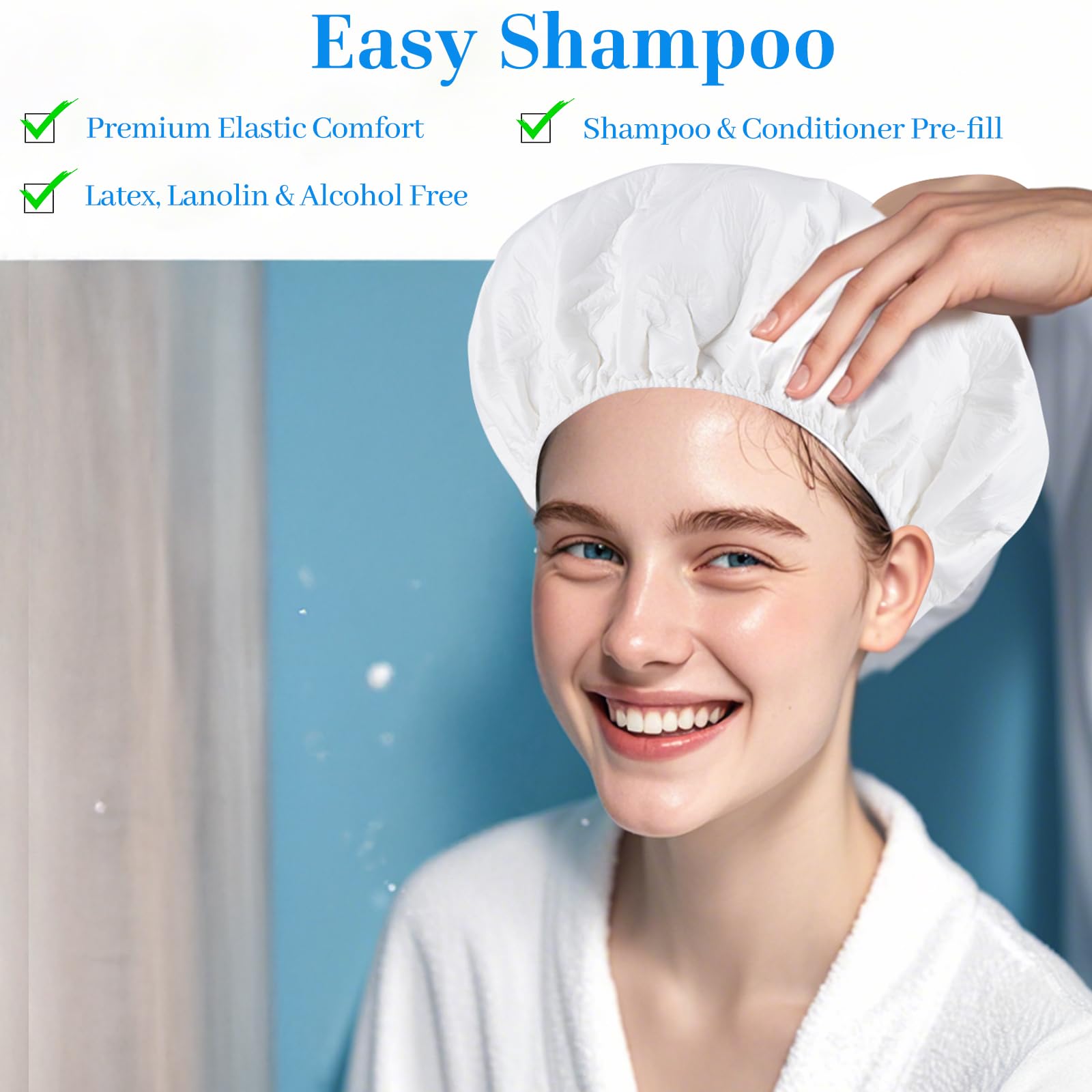 Sanpuk tapa de champú aplicación rápida en minutos para cabello limpio