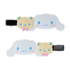 Detalle del clip Cinnamoroll para cabello, diseño práctico y sin marcas visibles.