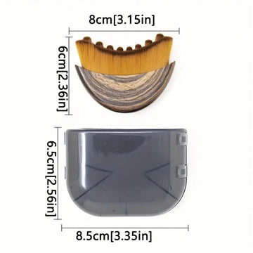 Sansheng mango ergonómico facilita alcanzar mandíbula y mejillas con comodidad.