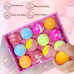 Santrela bomba de baño con sorpresa y clip, accesorio colorido para niñas